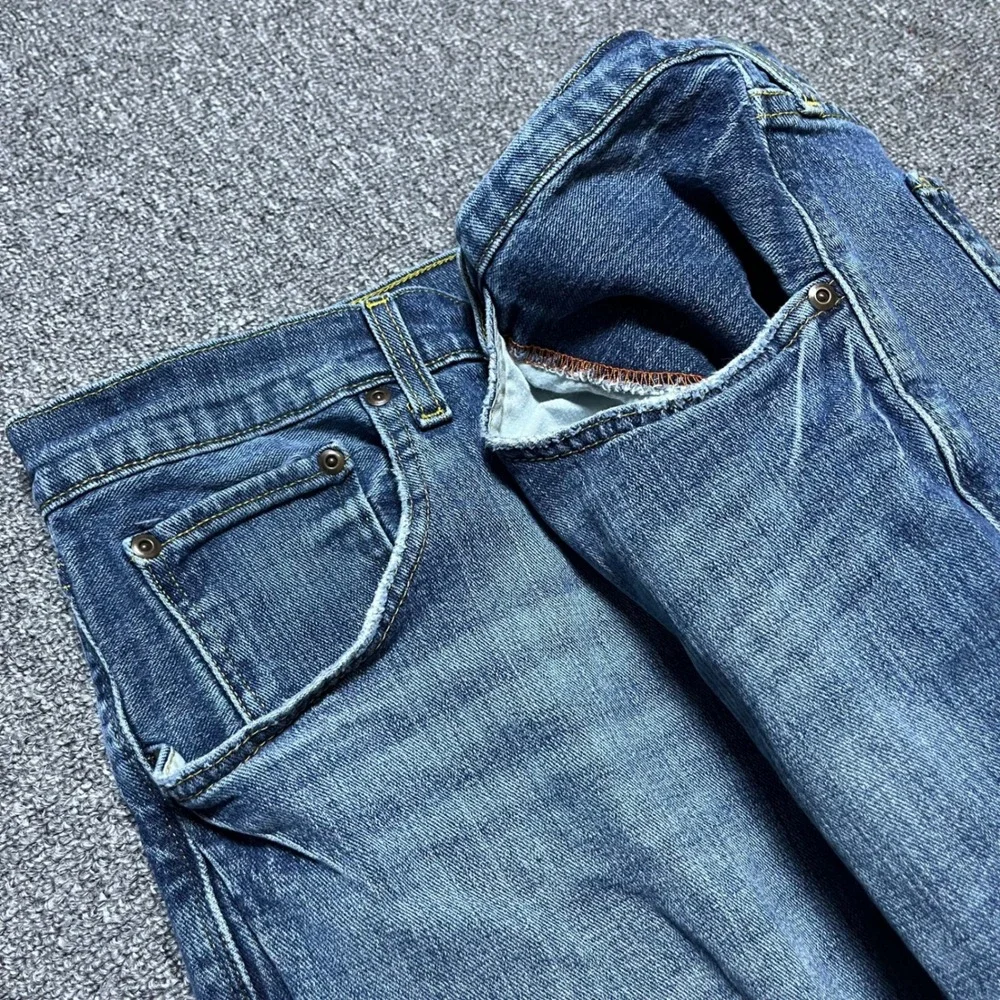 St. Johns Bay Jeans 38x30 Blue Straight Leg Stretch Denim Mens Casual Pants